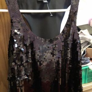 Banana republic sequin top